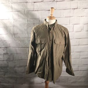 Orvis Button Down Shirt in Tan